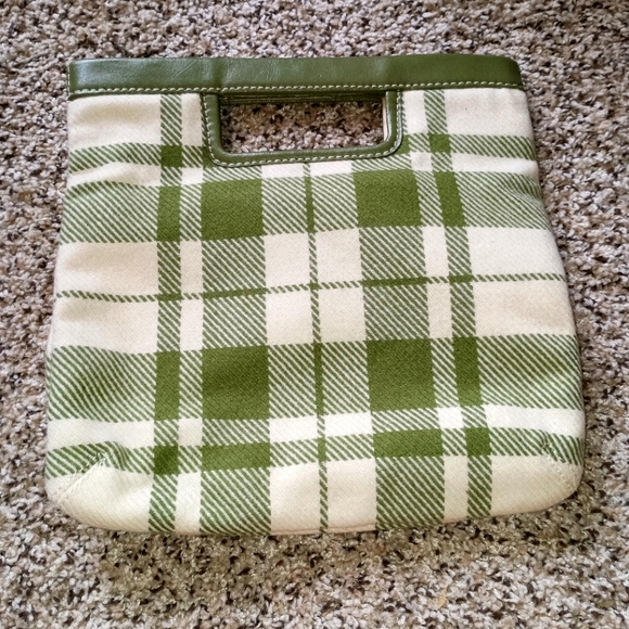 Banana Republic Handbags - Retro Banana Republic Vintage Green Plaid Women's Bag